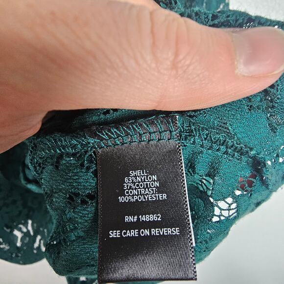 Torrid Lace Madison Button Down Blouse Plus Size 2X Holiday Career Work Office - Picture 8 of 10